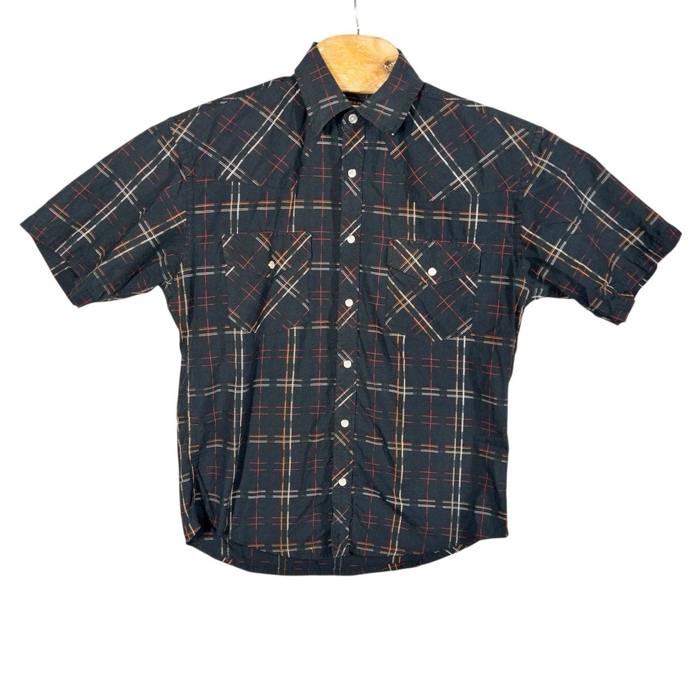 Falcon Bay Pearl Snap Western Shirt‎ Mens Medium Rodeo Ranch Farm